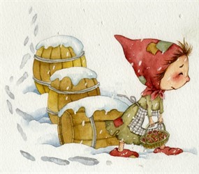 卖火柴的小女孩图片